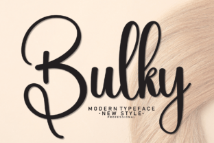 Bulky Font