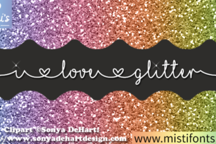 MF I LOVE GLITTER CLIPART VERSION